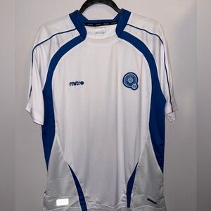 El Salvador 2012-2014 Football Team Soccer Short Sleeve Jersey Men’s L NWT